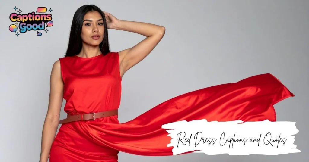 red-dress-captions-and-quotes