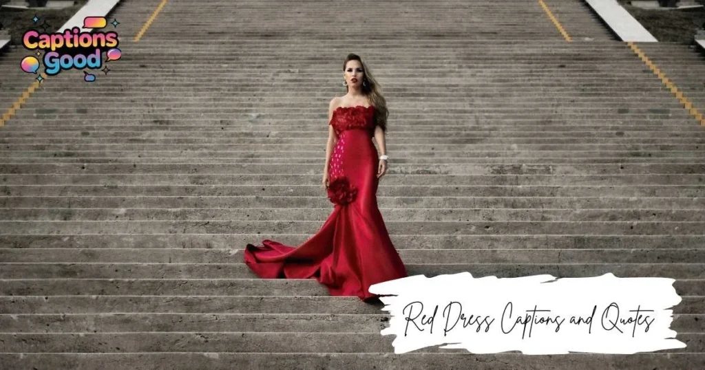 red-dress-captions-and-quotes
