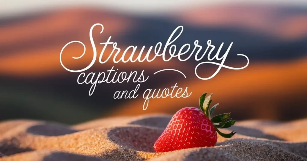 strawberry-captions-and-quotes 