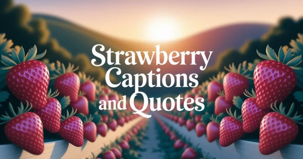 strawberry-captions-and-quotes 