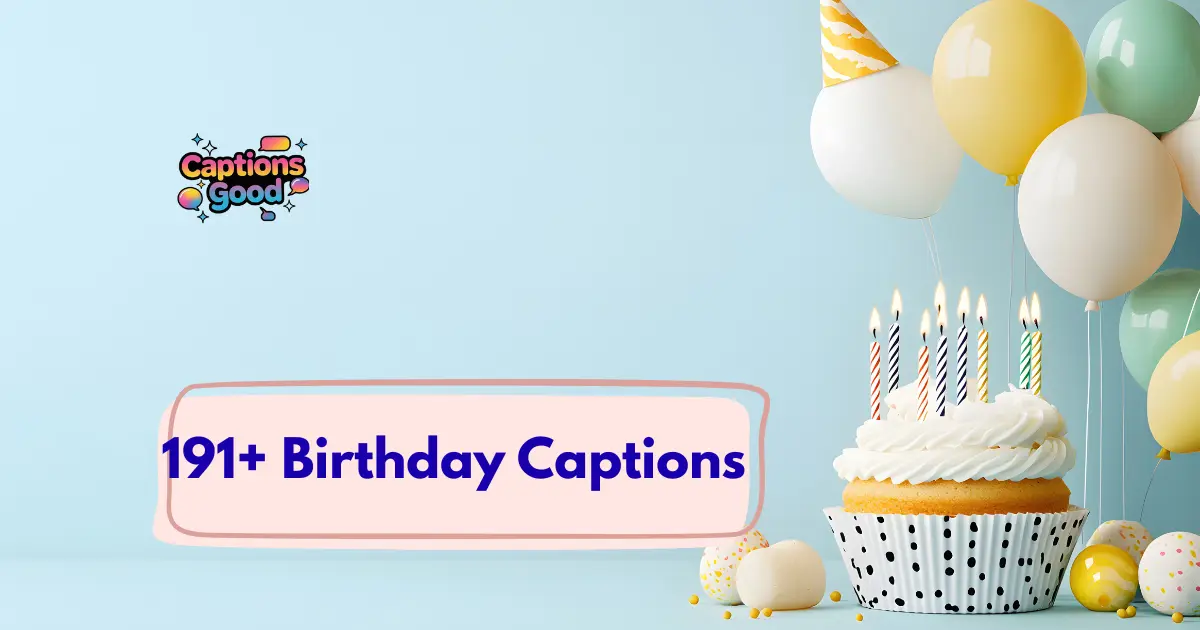 Birthday Captions