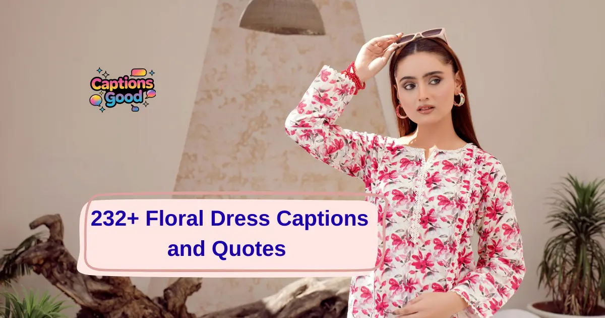 Floral-Dress-Captions