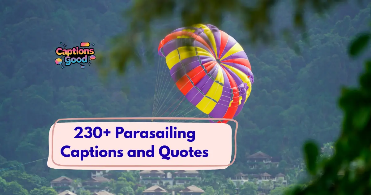 Parasailing Captions and Quotes