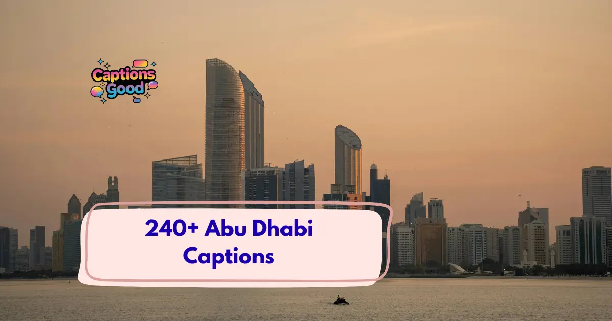 Abu Dhabi Captions