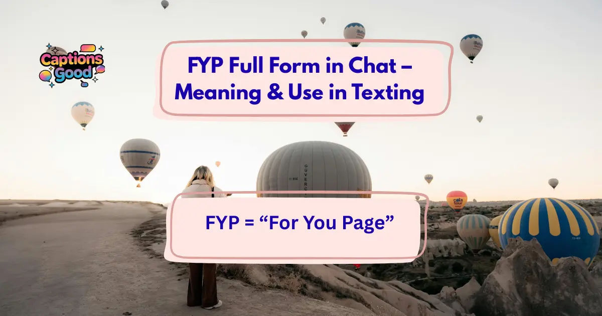 FYP Full Form in Chat